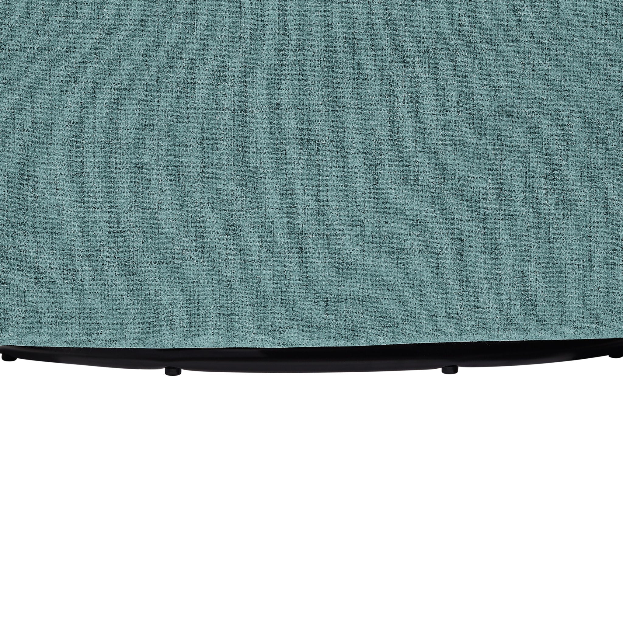 Solitude - Skirted Swivel Accent Chair With Hemp Like by HouseOfZazla