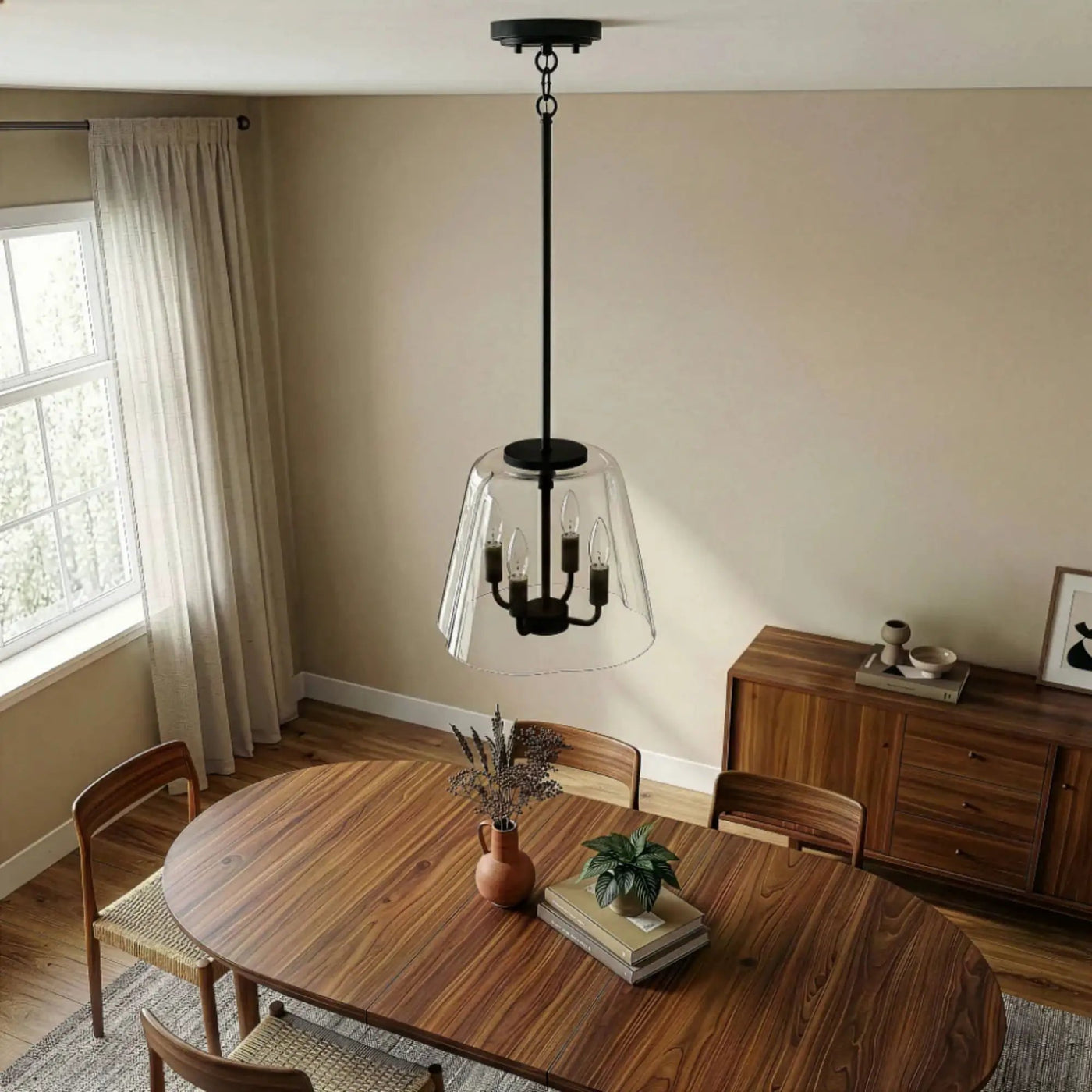 Soiree - 4 Candle Lights Pendant by HouseOfZazla