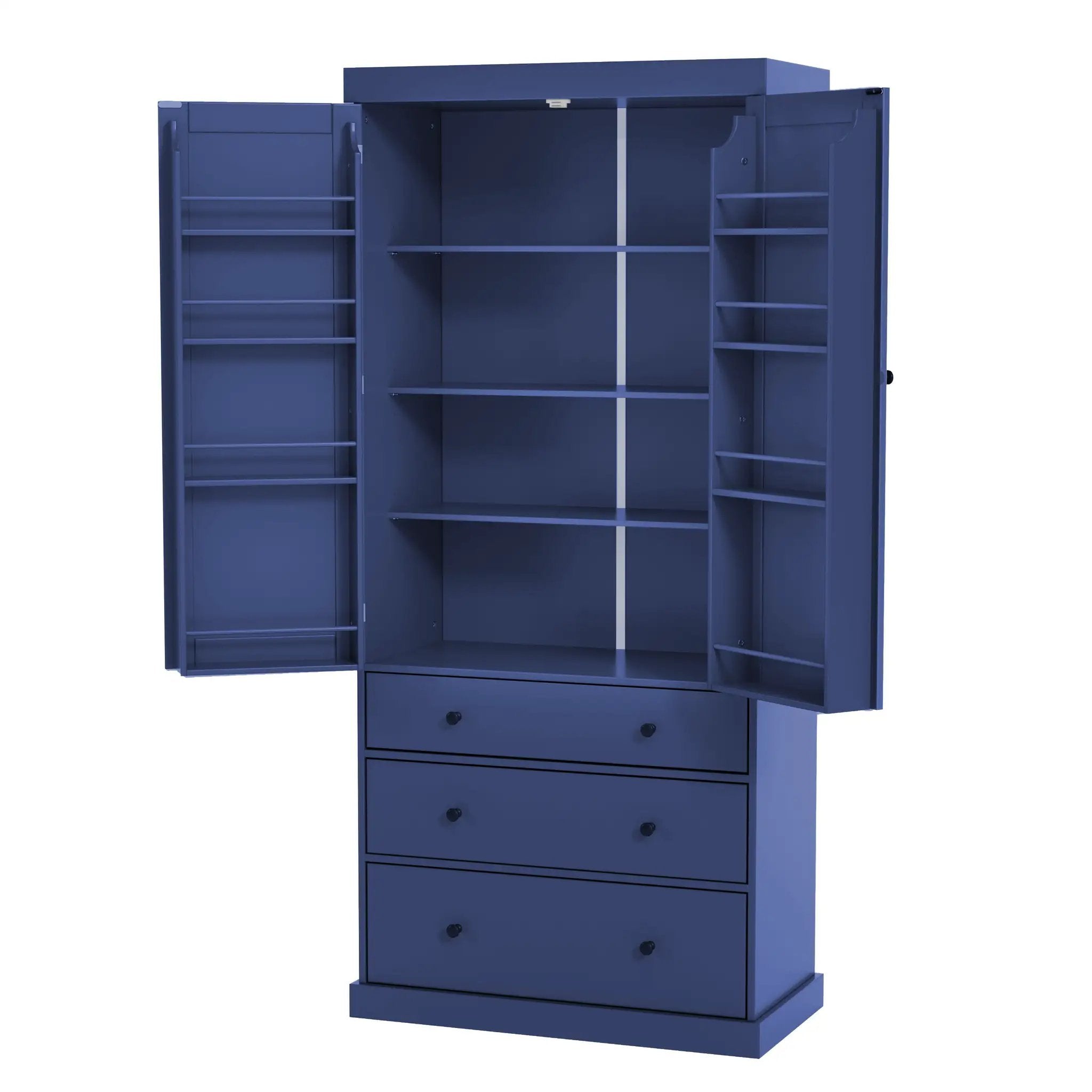 TOPMAX 77inch Farmhouse Kitchen Pantry by HouseOfZazla
