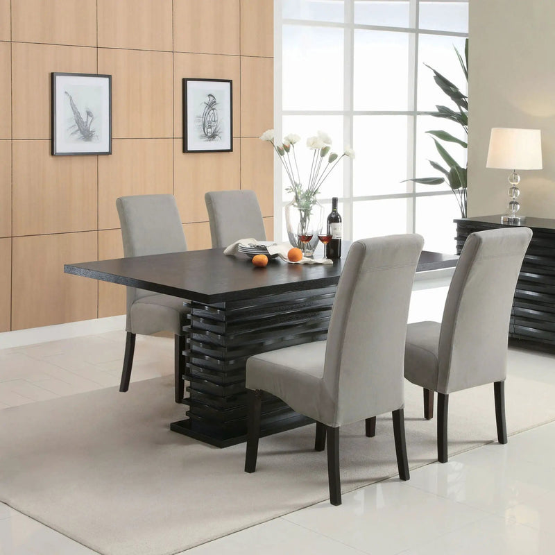Stanton 5-piece Rectangular Dining Table Set Grey by Unique Piece Furniture