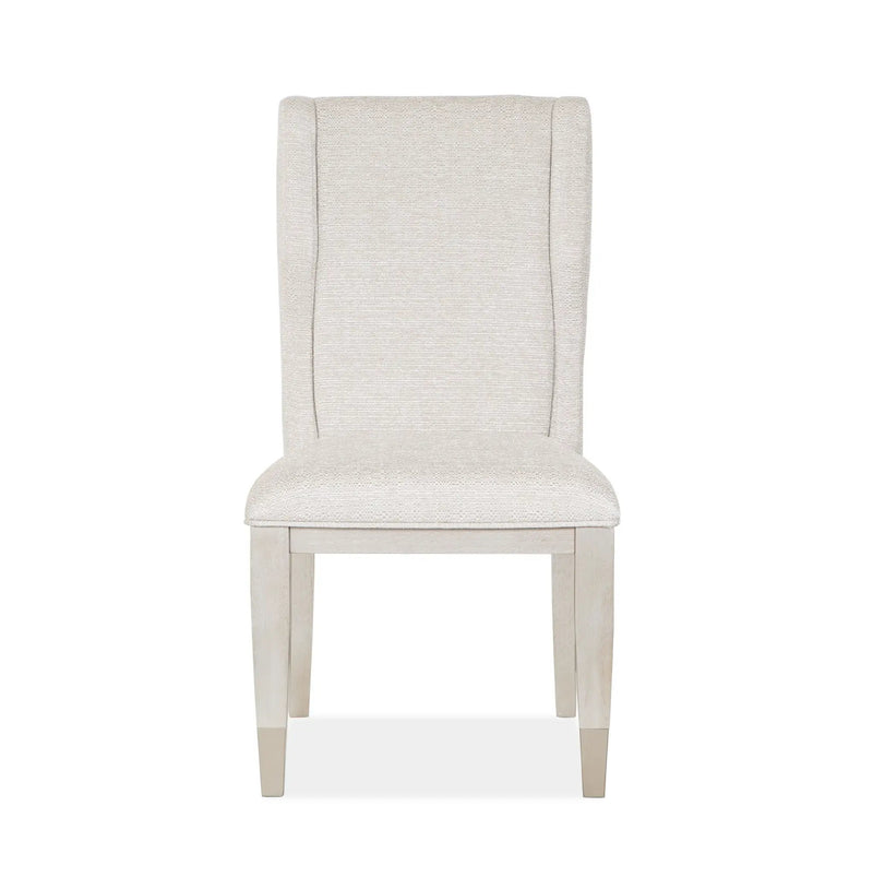Lenox - Upholstered Host Side Chair (Set of 2) - Warm Silver by Unique Piece Furniture