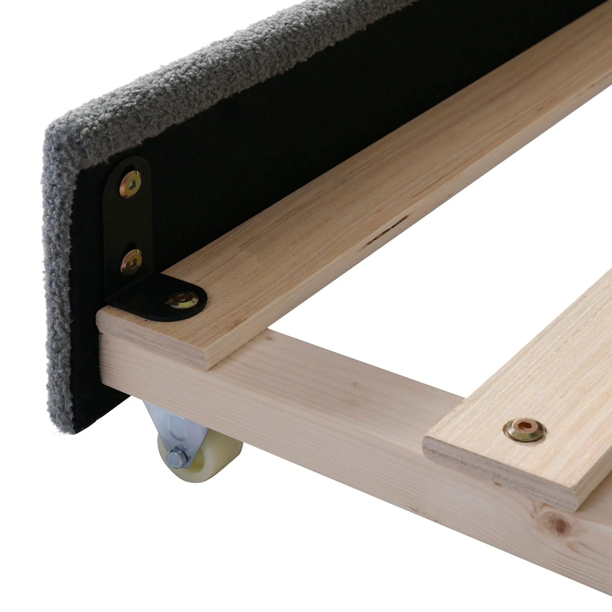 Upholstered Daybed With Storage Armrests, Trundle And Latest Integrated tooth Audio System by HouseOfZazla