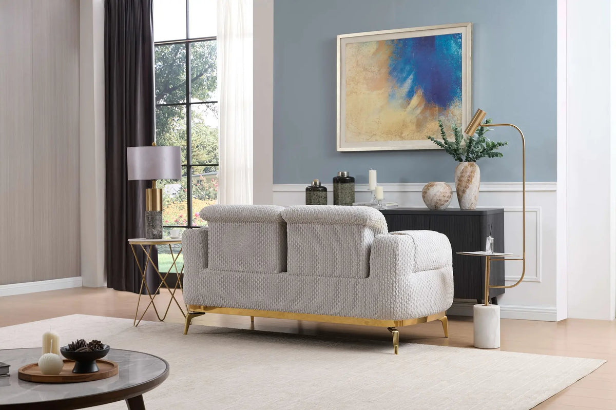 Zoe Modern Style Loveseat by HouseOfZazla
