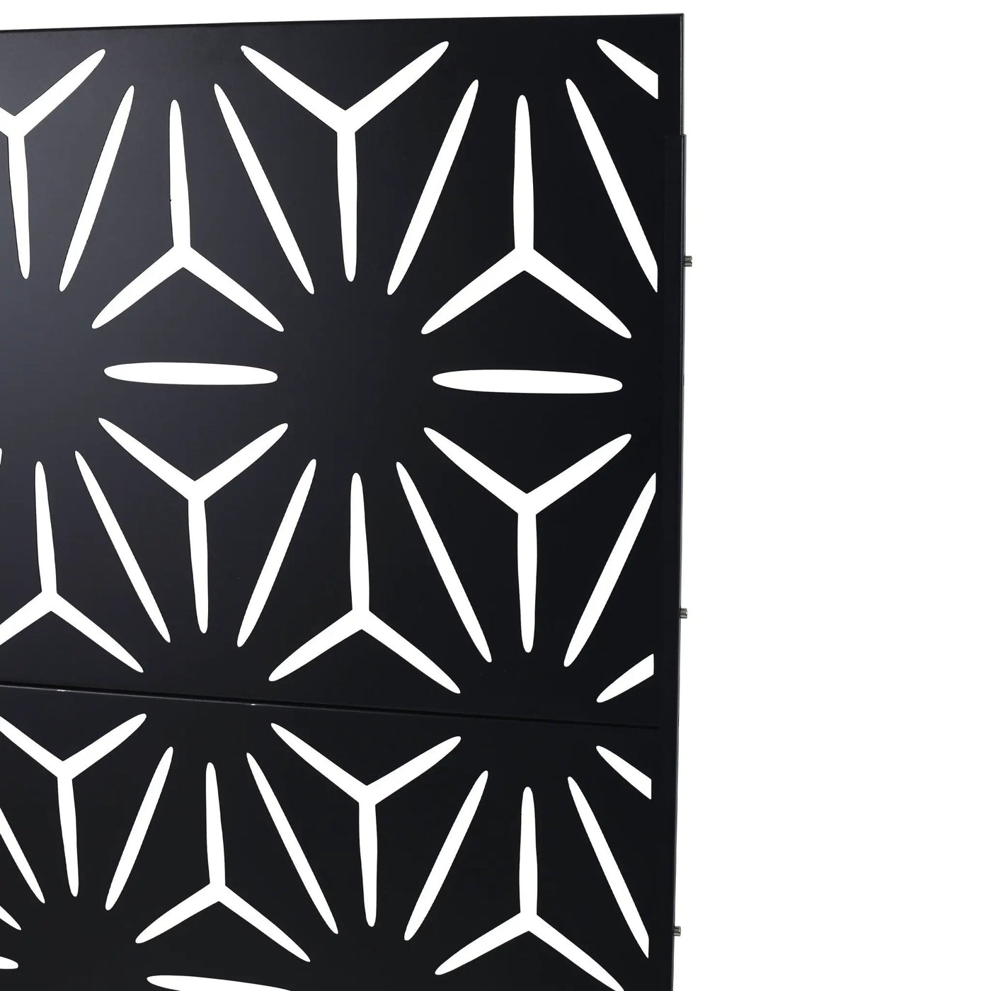 Outdoor & Indoor Metal Privacy Screen, Freestanding Decorative Panels by HouseOfZazla