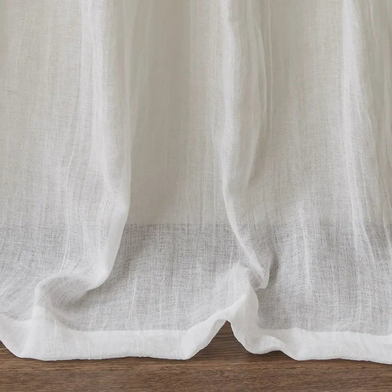 Solid Crushed Curtain Panel Pair (2 Pcs Window Panels) by HouseOfZazla
