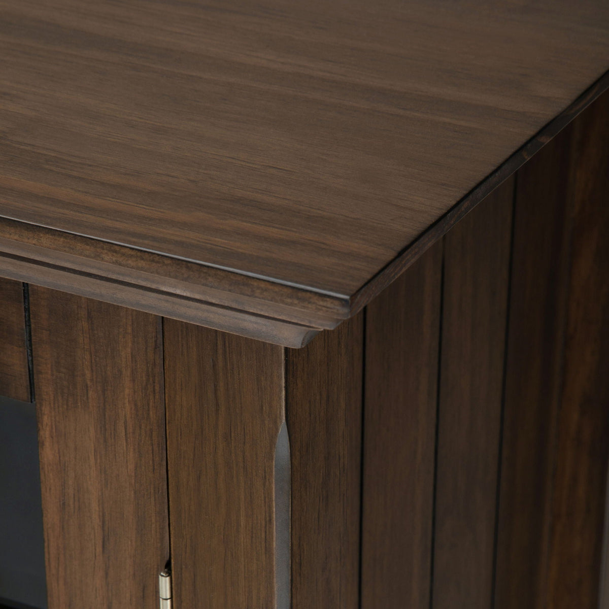 Storage Media Cabinet with Adjustable Shelves - Dark Brown, Light Brown, Dark Gray, photo 22 of 33