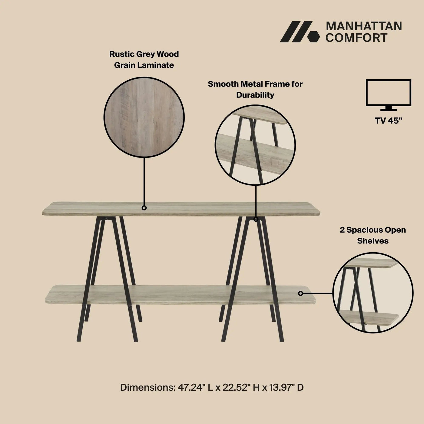 Celine - Modern Console Table by HouseOfZazla