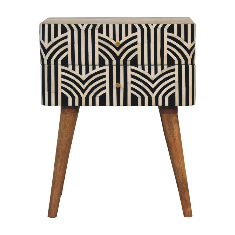 Edessa Bone Inlay Bedside by Unique Piece Furniture