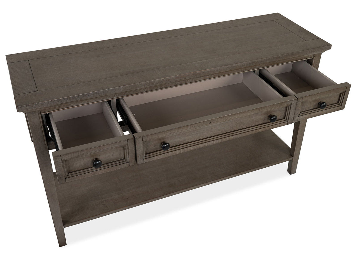 Paxton Place - Rectangular Sofa Table - Dovetail Gray, photo 4 of 7