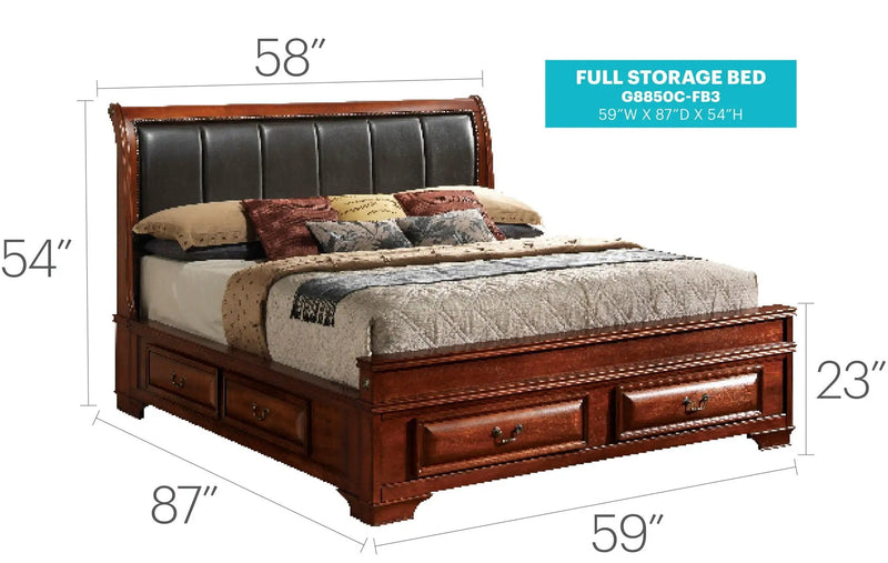 Lavita - Storage Bed by Unique Piece Furniture