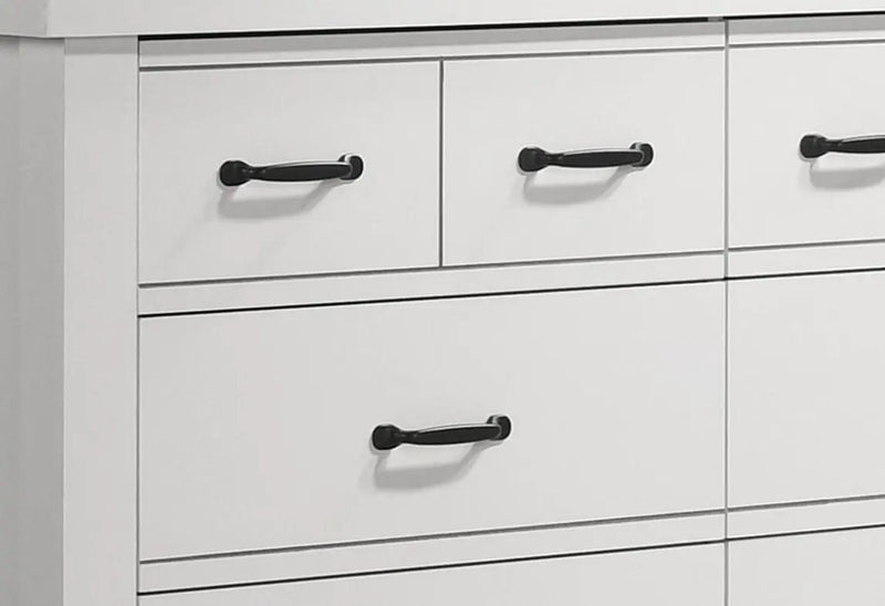 Cassini - 6 Drawer Dresser - White by Unique Piece Furniture