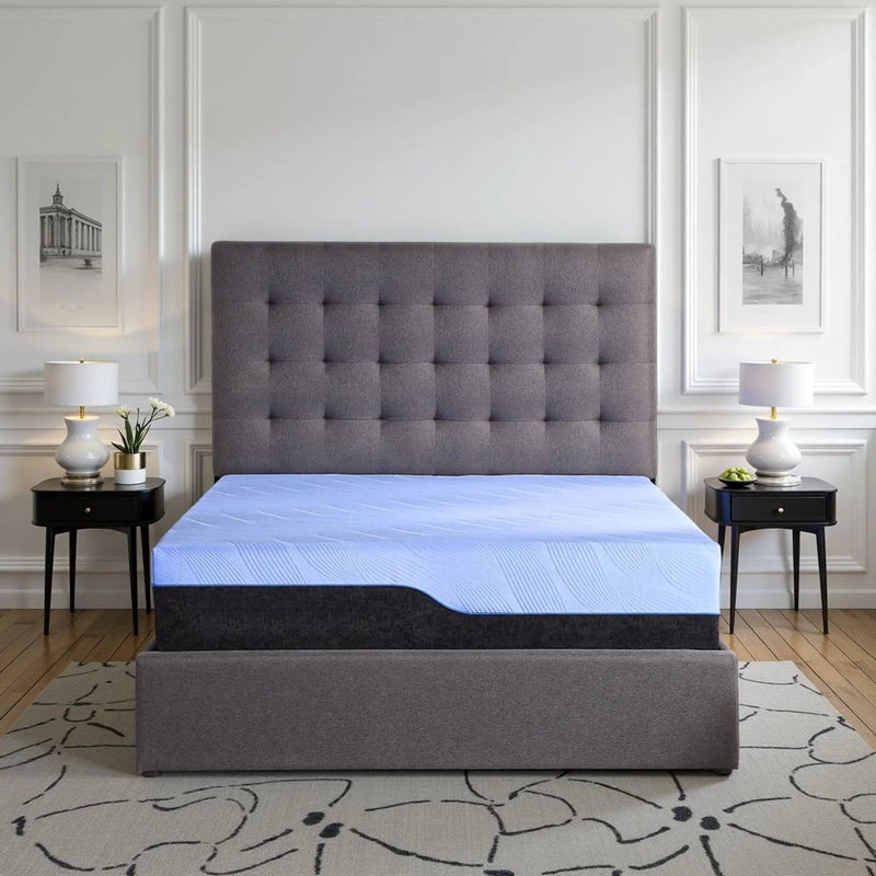 Refresh - 12" Hybrid Cooling Gelcare Memory Foam And Coil Mattress by Unique Piece Furniture