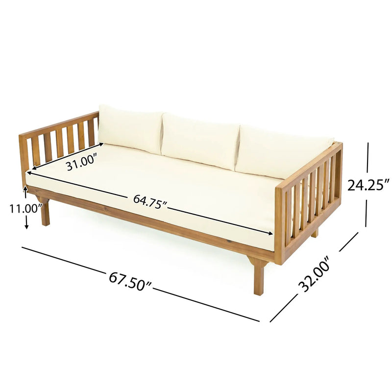 Claremont 3 Seater Daybed (Beige) by HouseOfZazla