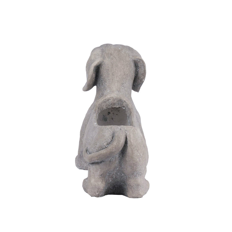 Manon Dog Planter Garden Decor with Durable Magnesium Oxide - Gray, photo 5 of 10