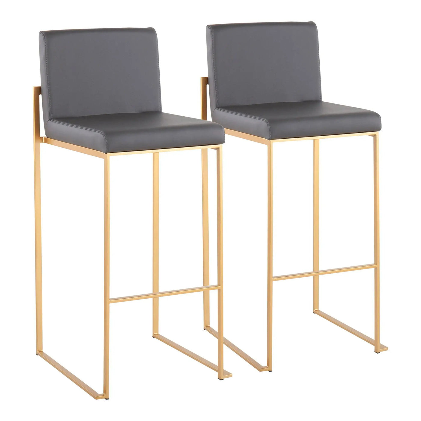 Fuji - Contemporary Design High Back Barstool by HouseOfZazla