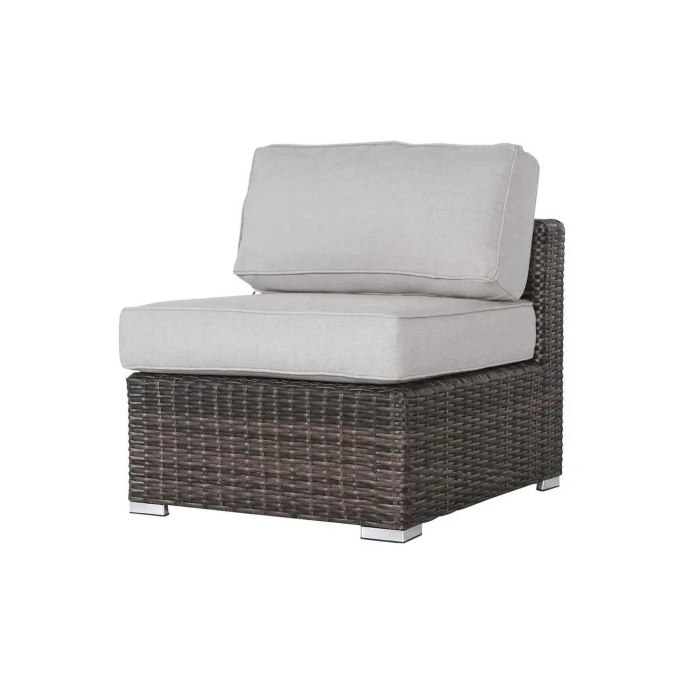 Wicker Outdoor Lounge Set With Cushions And Fire Pit by HouseOfZazla