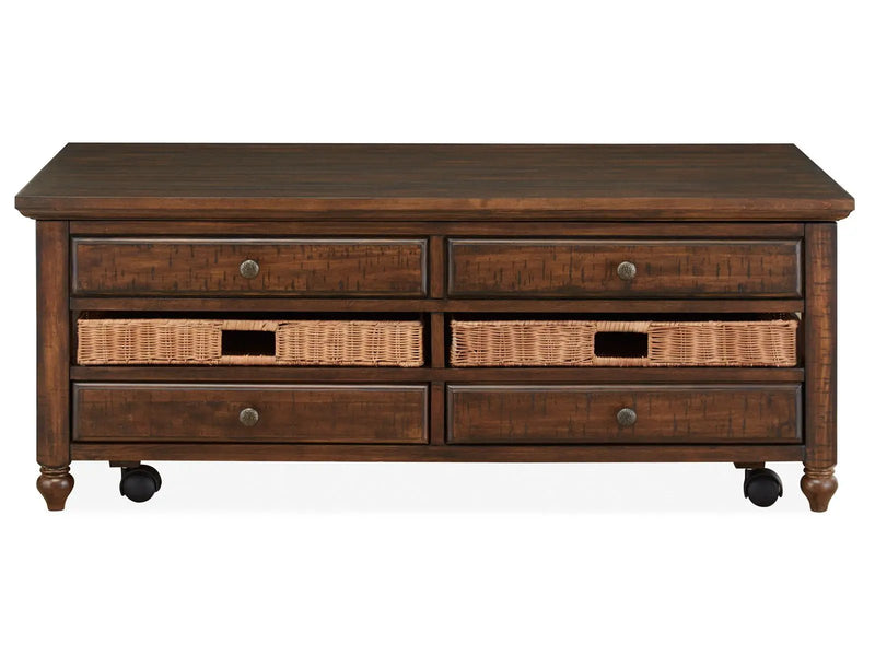 Cottage Lane - Wood Rectangular Lift-top Cocktail Table - Coffee by Unique Piece Furniture