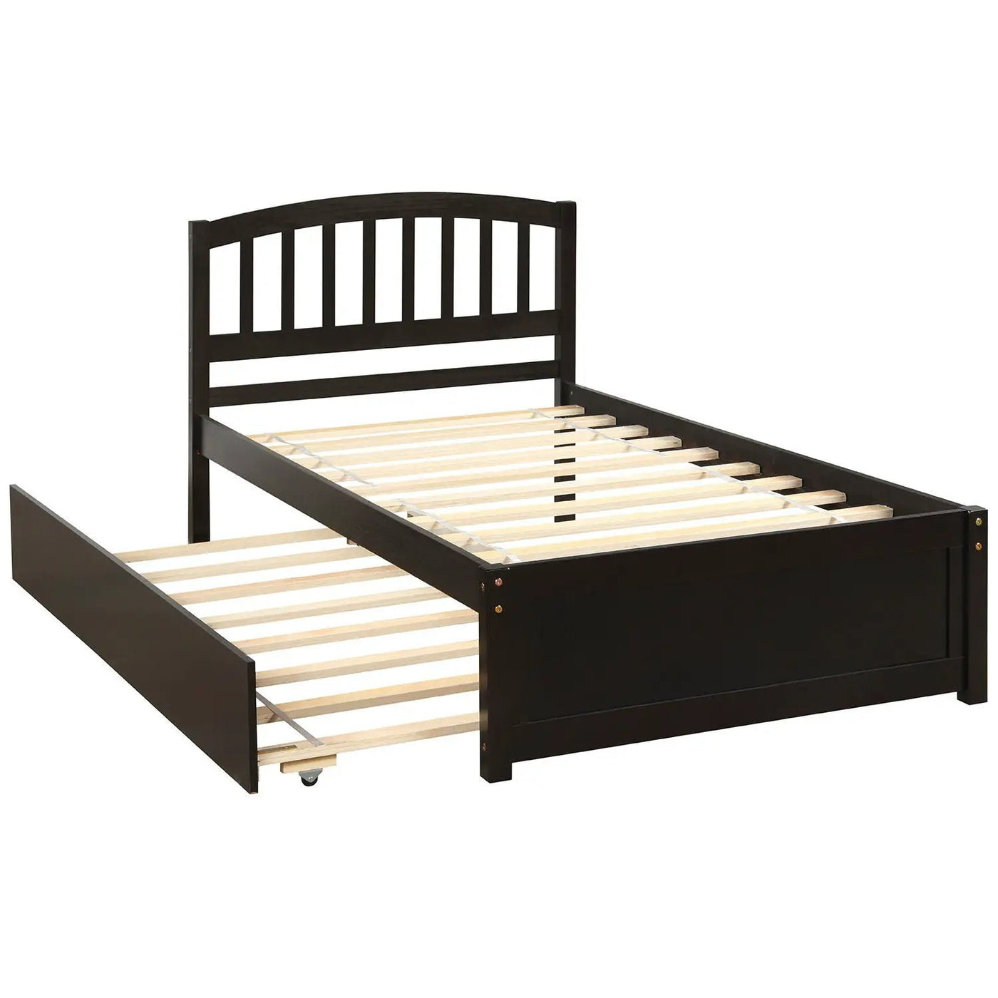 Platform Bed Wood Bed Frame With Trundle by Unique Piece Furniture