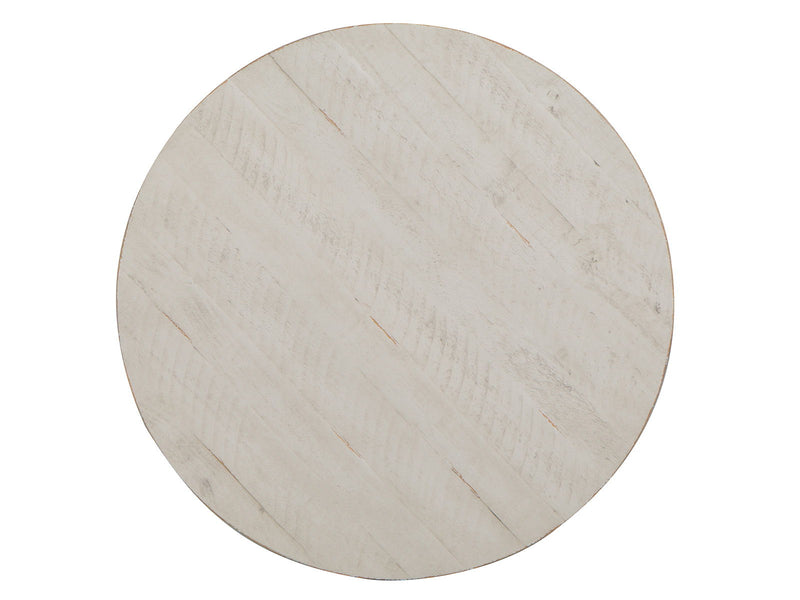 Bronwyn - Round Accent Table - Alabaster, photo 3 of 6