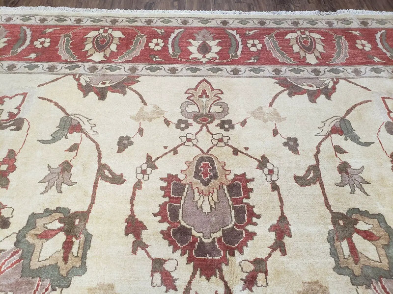9' X 12' One-Of-A-Kind William Pak Peshawar Hand-knotted Wool Rug Nice by Jewel Rugs