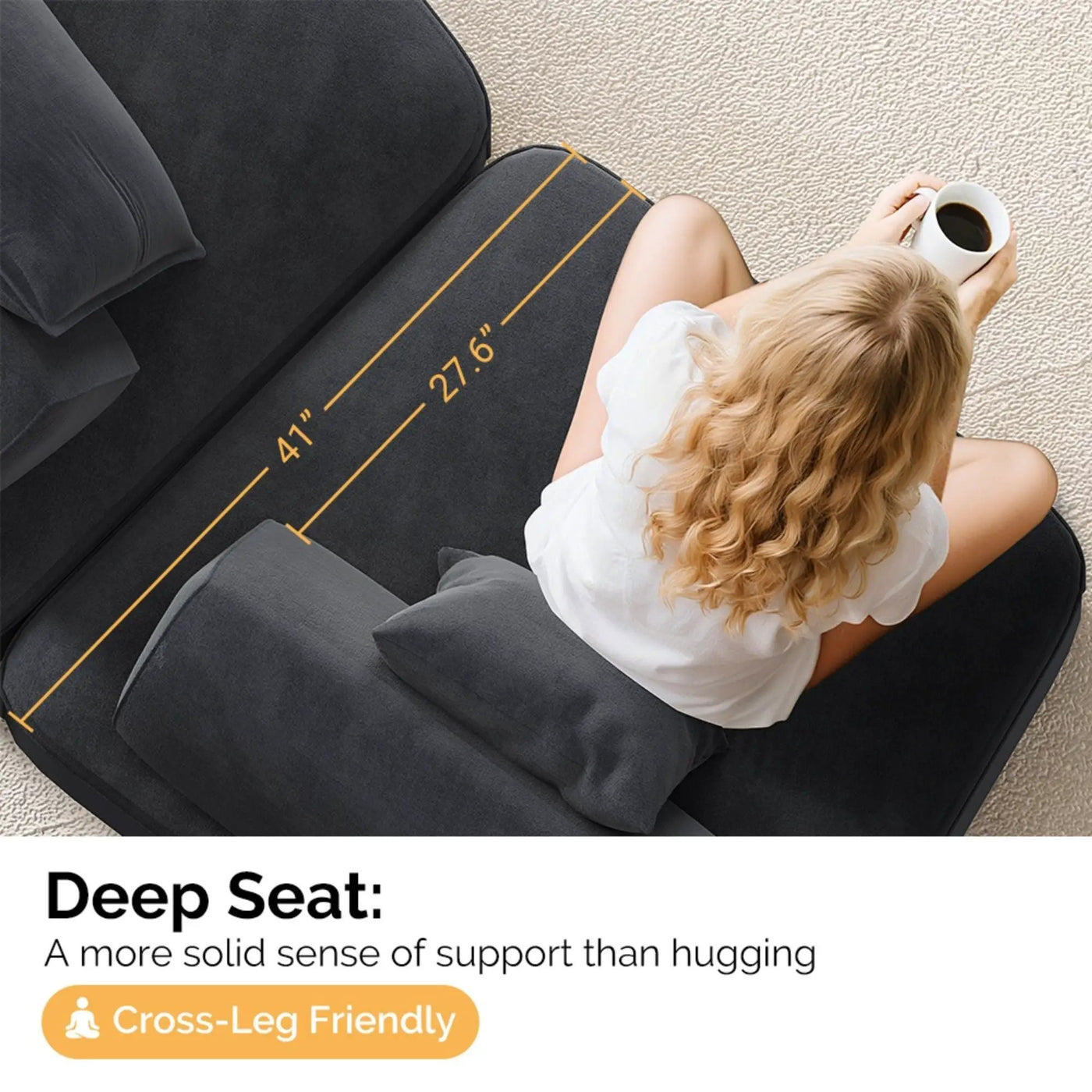 Modern Luxury Oversized Modular Sectional Sofa Set by HouseOfZazla
