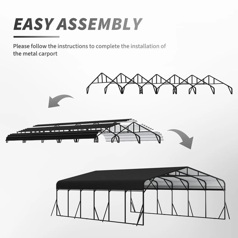 Heavy Duty Carport Canopy 20'X30' by HouseOfZazla