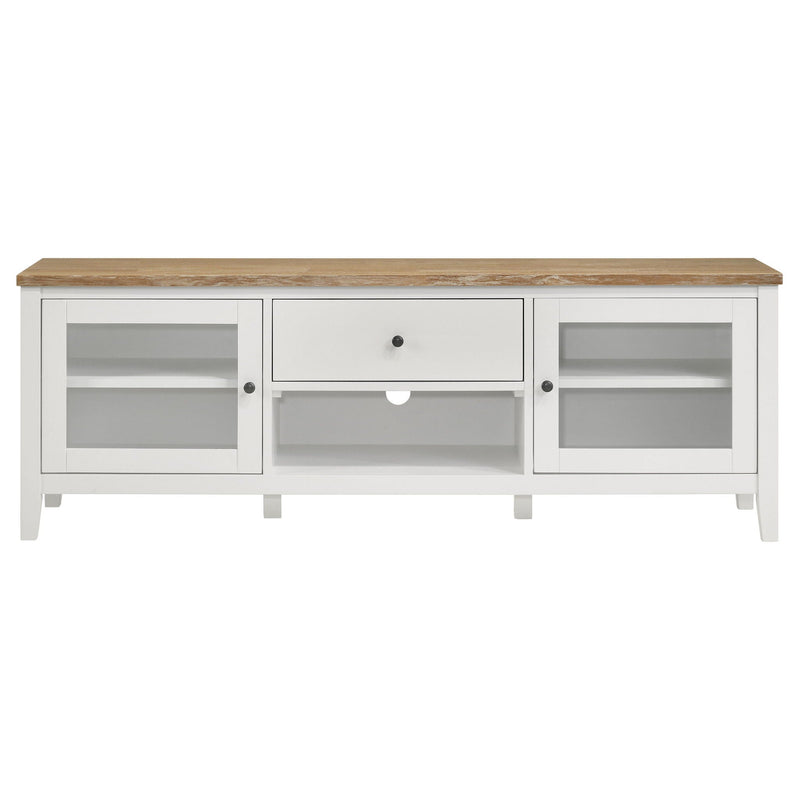Evanston - 3 Piece 67" TV Stand - White by HouseOfZazla