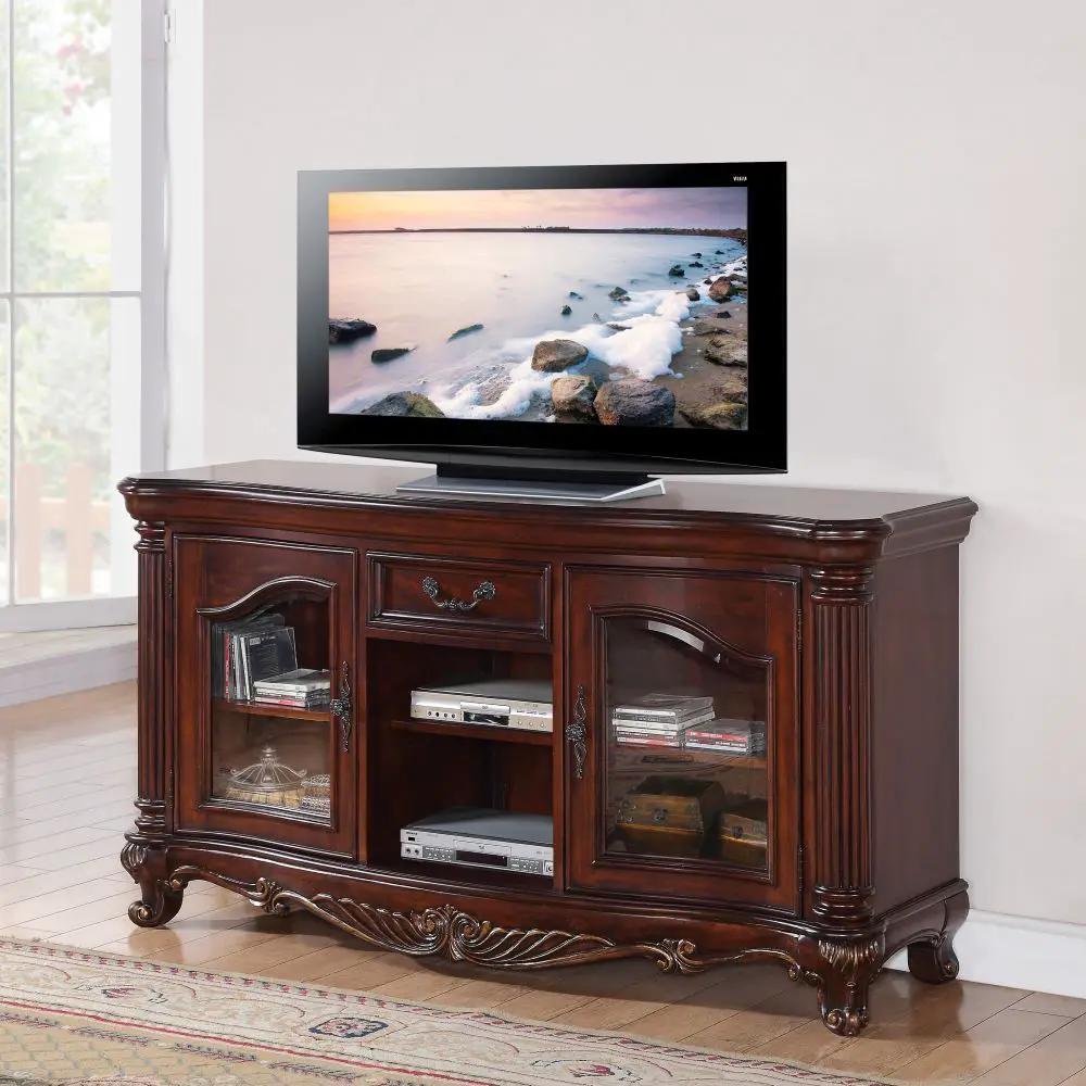Remington - TV Stand - Brown Cherry by Unique Piece Furniture