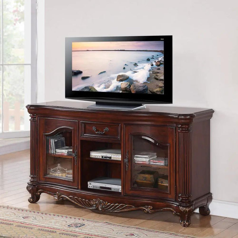 Remington - TV Stand - Brown Cherry by Unique Piece Furniture