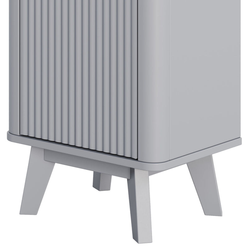 Tall Bathroom Storage Cabinet With Adjustable Shelves And 1 Drawer & Door by HouseOfZazla