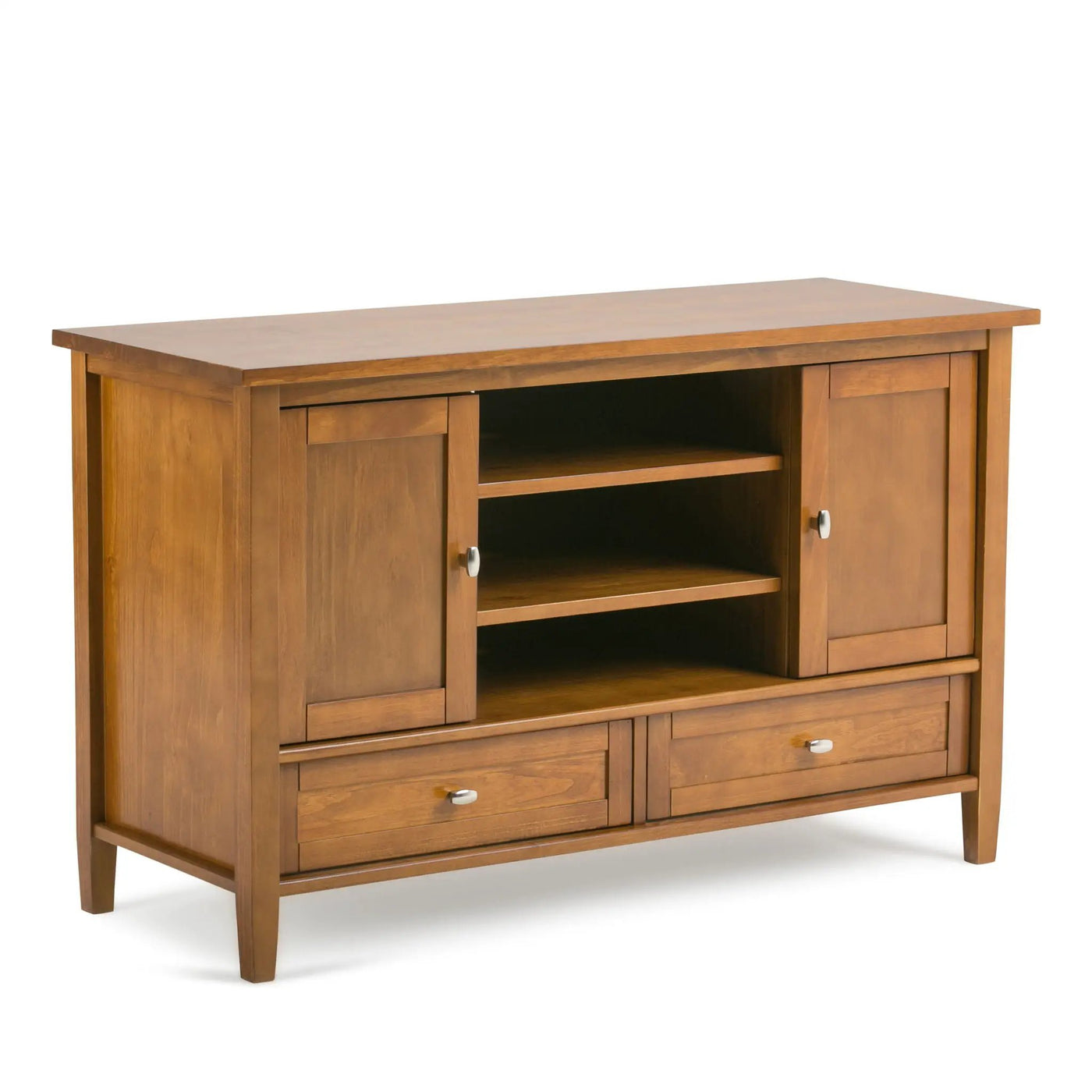 Warm Shaker - Transitional Style TV Media Stand by HouseOfZazla