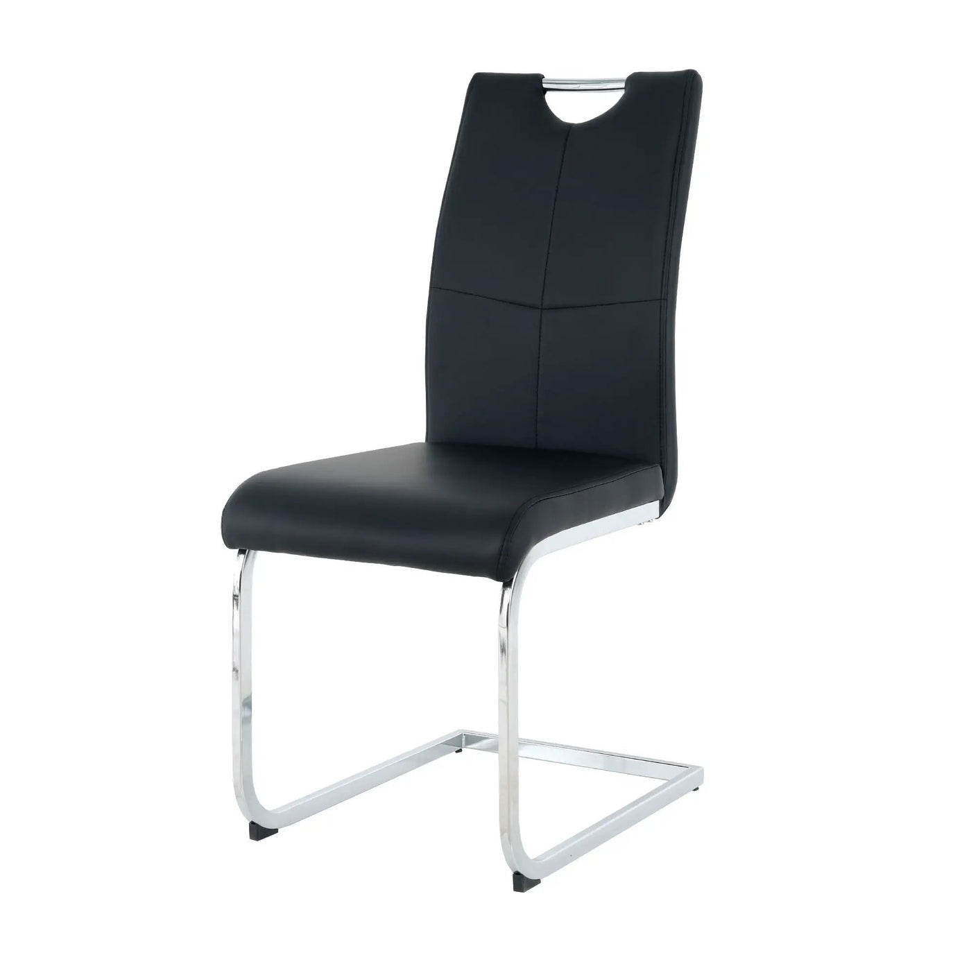 Modern Dining Chairs With Padded Seat And Metal Legs by HouseOfZazla