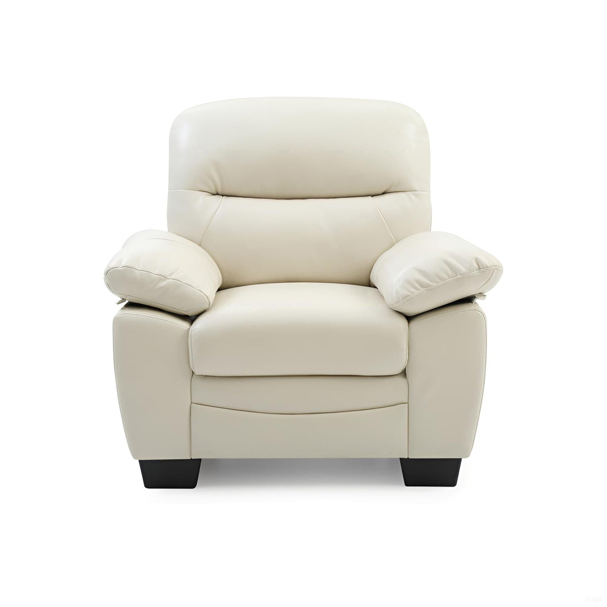 Marta Arm Chair with Sturdy Construction - Dark Brown, White, or Black, photo 2 of 17