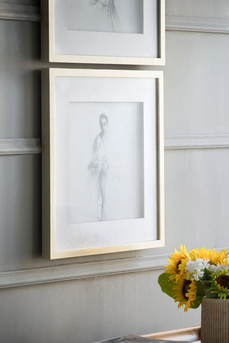 19.7x19.7" Ballet Dancer Art, Set of 2 by HouseOfZazla