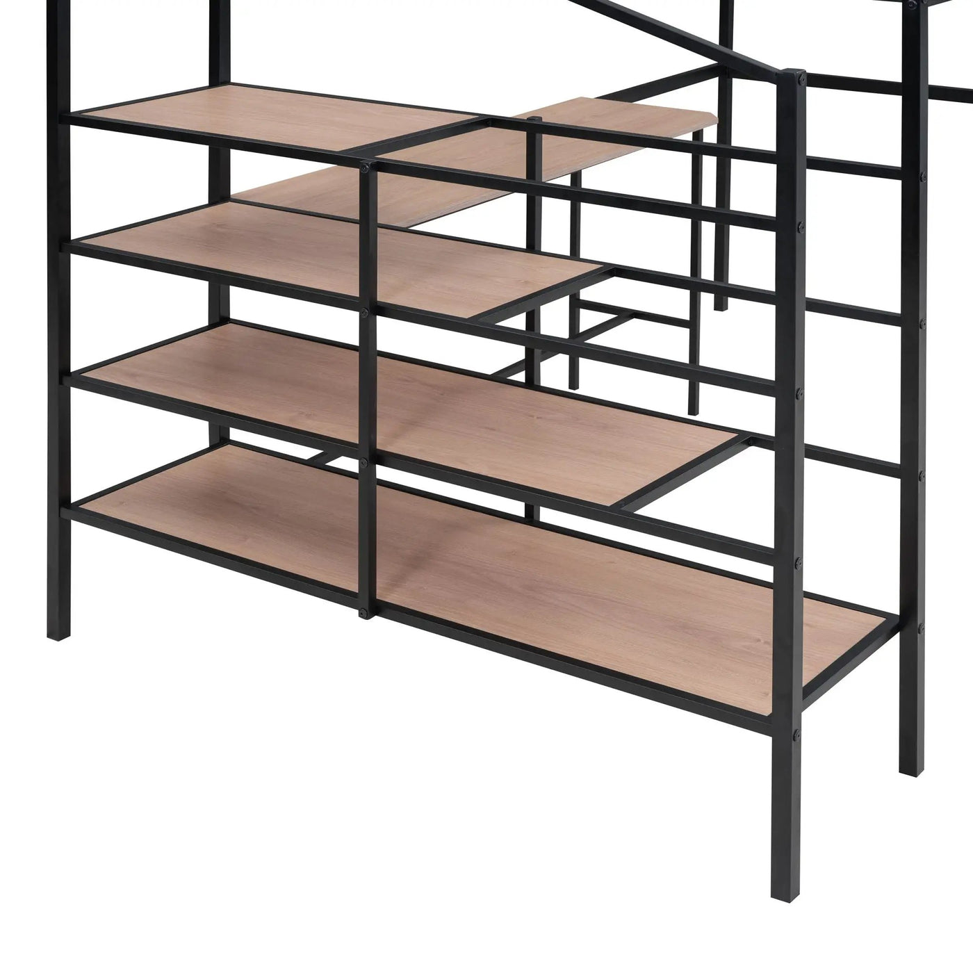 Loft Bed With Desk And Lateral Storage Ladder by HouseOfZazla