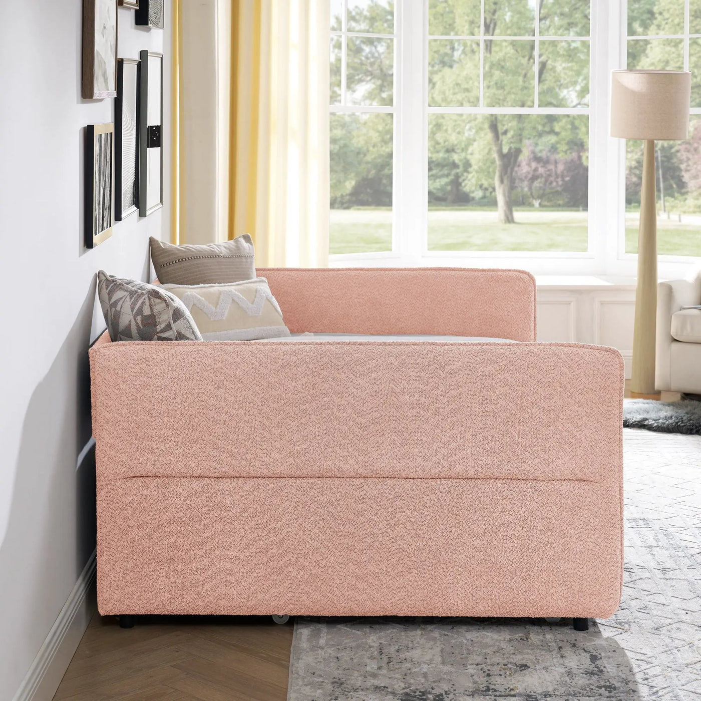 Upholstered Daybed With Pop Up Trundle by Unique Piece Furniture