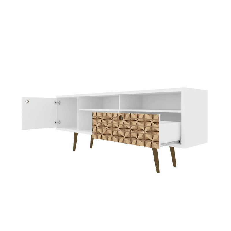 Liberty - TV Stand With 3 Open Shelves by HouseOfZazla