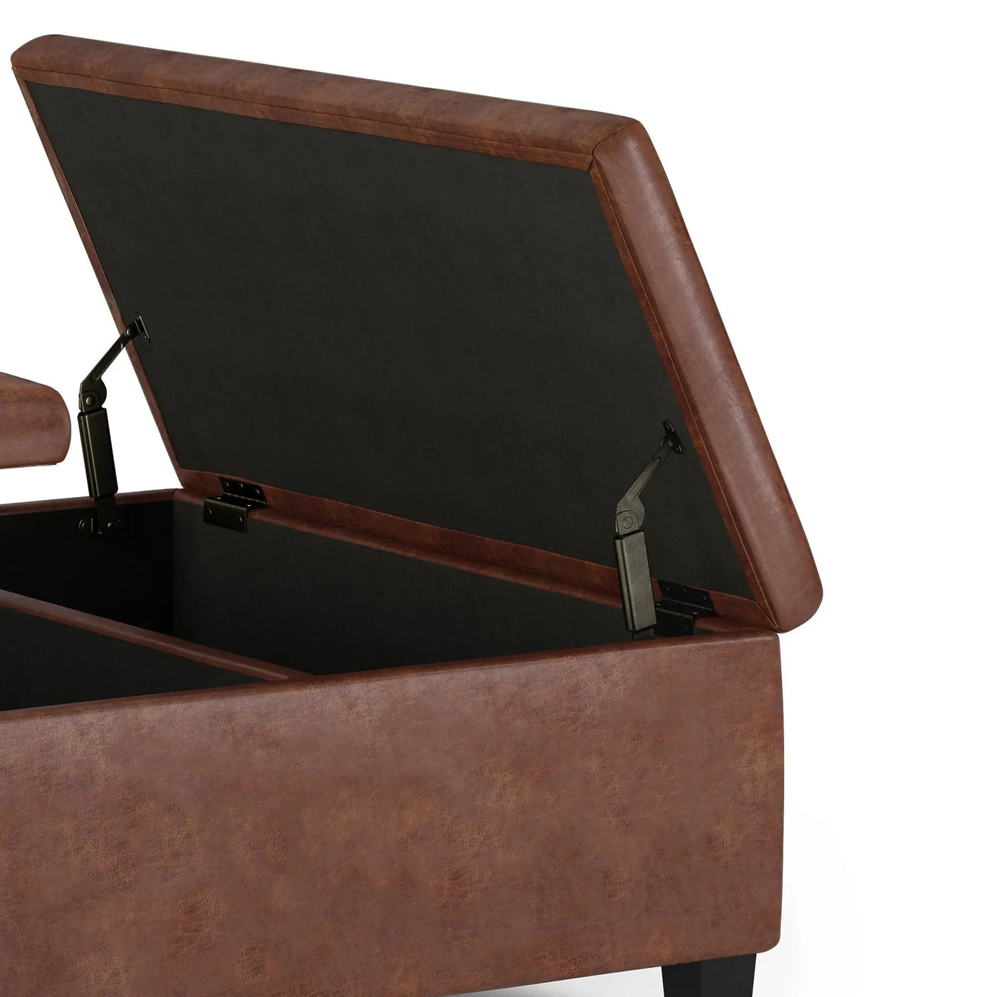 Ellis - Coffee Table Storage Ottoman Contemporary Design by HouseOfZazla