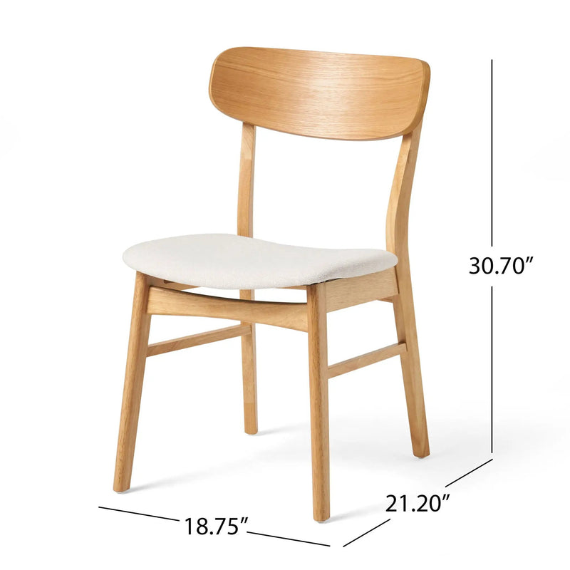 Dining Chairs With Cushioned Seat (Set of 2) by HouseOfZazla