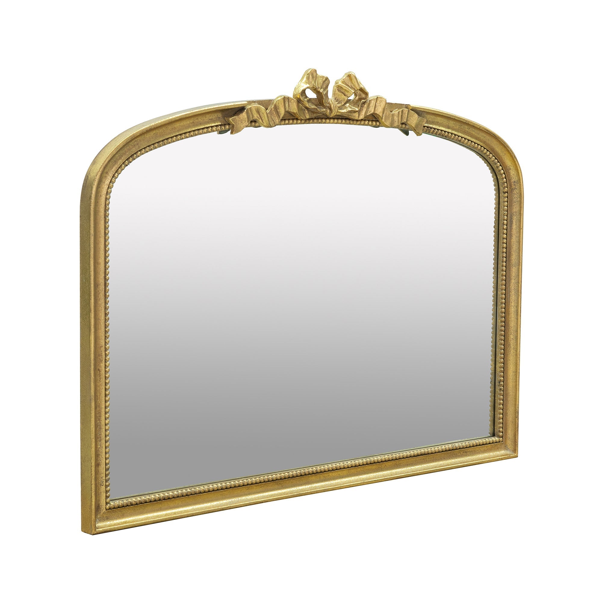 40.2' x 29.9' Baroque Style Gold Arch Mirror by HouseOfZazla