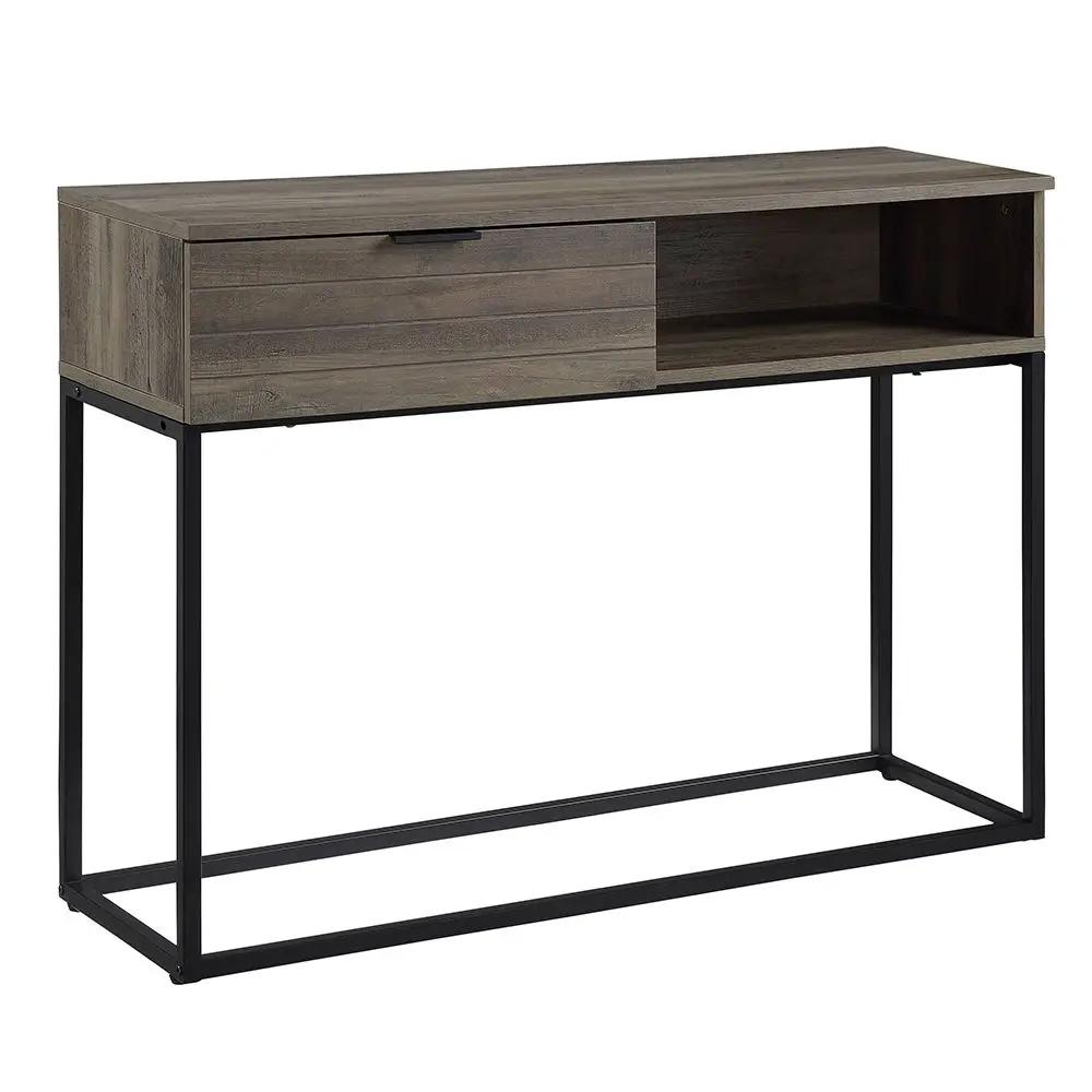 Galeno - Writing Desk - Rustic Oak & Black by Unique Piece Furniture