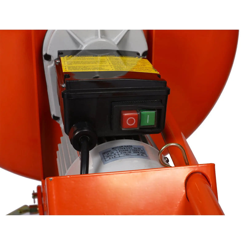 Portable Concrete Mixer With Etl Certificated Copper Motor, Electric Cement Mixer, 5.0 Cu. Ft. - Orange by HouseOfZazla