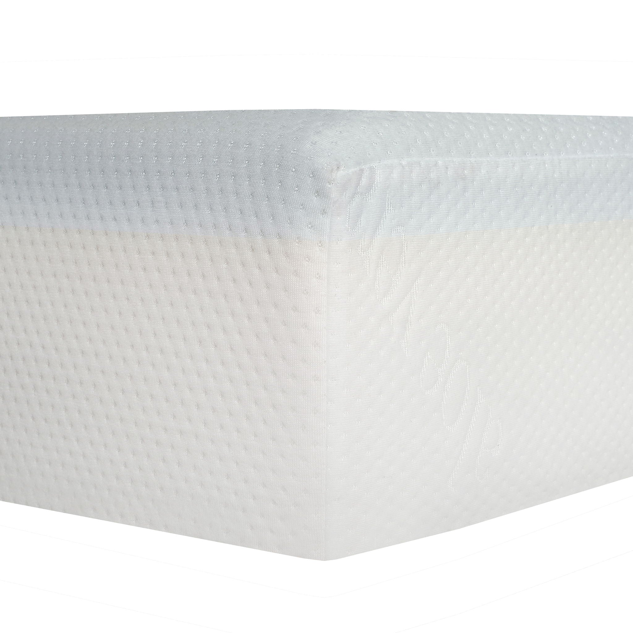 6" Firm Gel Memory Foam Mattress With Cooling Technology - White - Full by HouseOfZazla