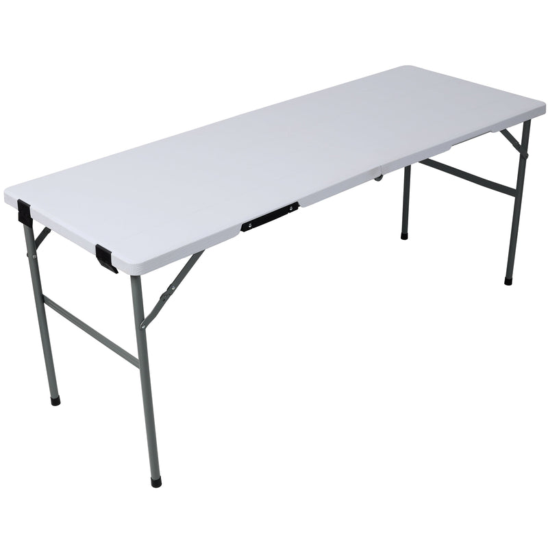 70 Inch Portable Folding Picnic Table Set with 2 Benches, photo 4 of 10
