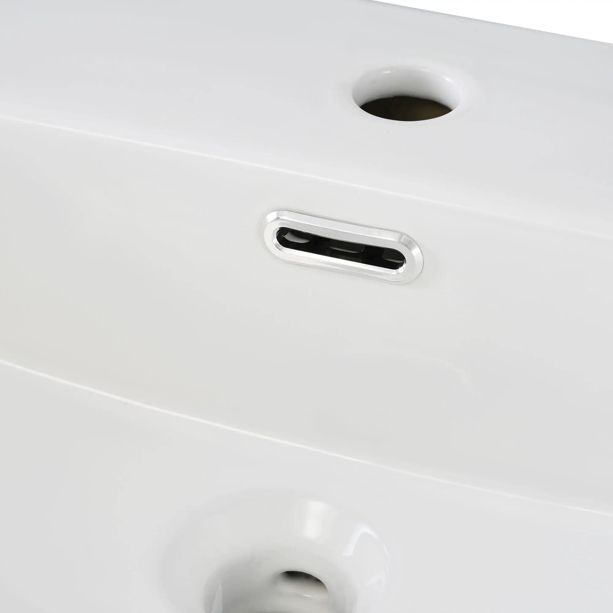 Bathroom Vanity With Ceramic Sink And Ample Storage, Ideal For Small Bathrooms by HouseOfZazla