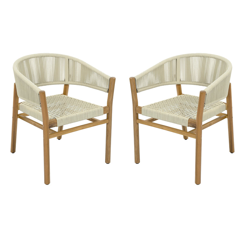 Outdoor Accent Chair Set - 2 Person Seating Group by HouseOfZazla