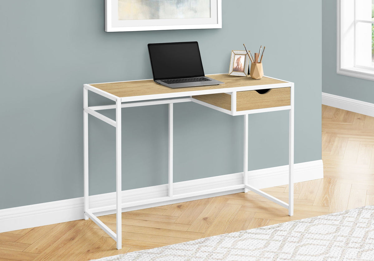 Modern Computer Desk with Storage Drawer - Multiple Colors, photo 13 of 16
