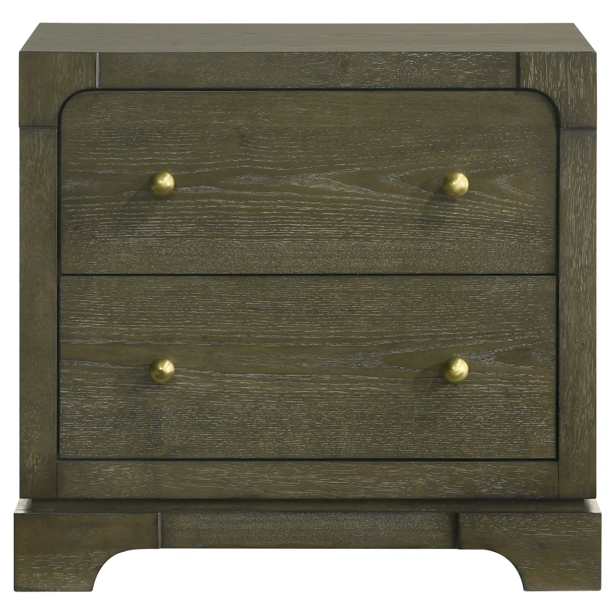 Gran Park 2-drawer Nightstand Bedside Table Dark Cocoa by Unique Piece Furniture