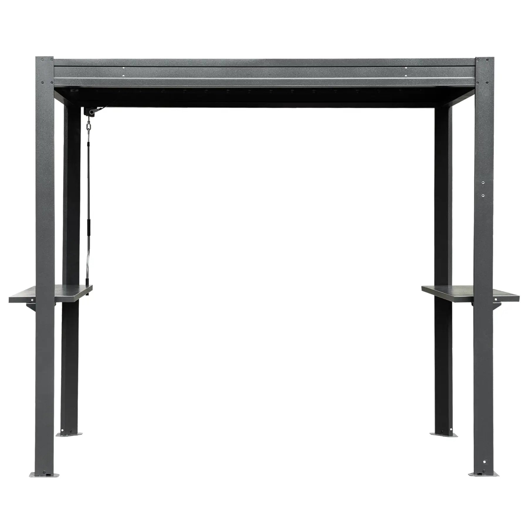 8x5 Ft Grill Louvered Pergola for Outdoor Grill by HouseOfZazla