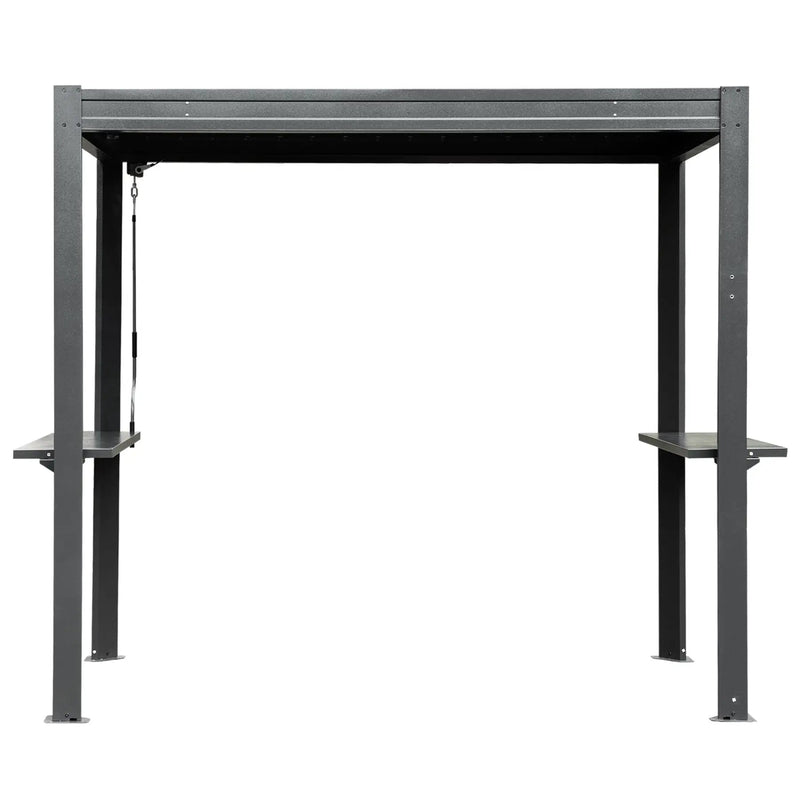 8x5 Ft Grill Louvered Pergola for Outdoor Grill by HouseOfZazla